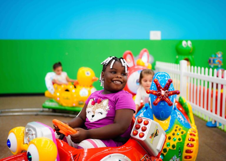 Ride-on area at Kidz Klub Milford