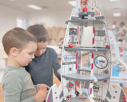 Children using toys at Kidz Wishing Well