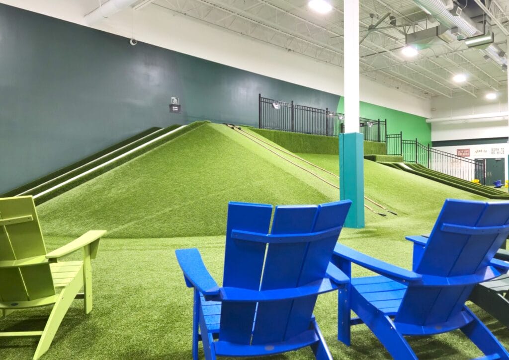 Open turf play area at KIPP Omaha