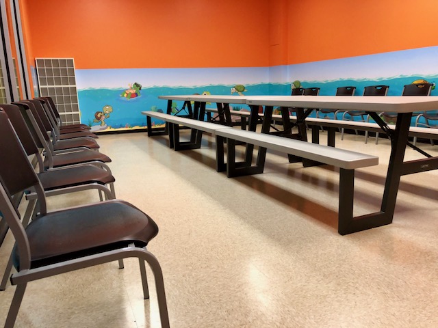 Open indoor play area at La La Land Boca Raton.
