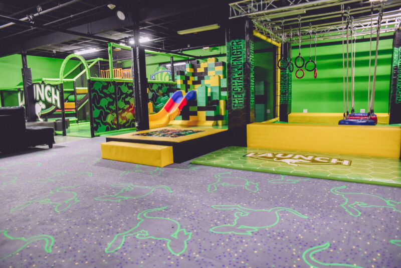 Toddler play zone at Launch Methuen