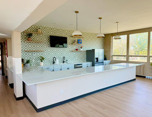 Cafe counter inside Lily Lake Indoor Play Cafe.