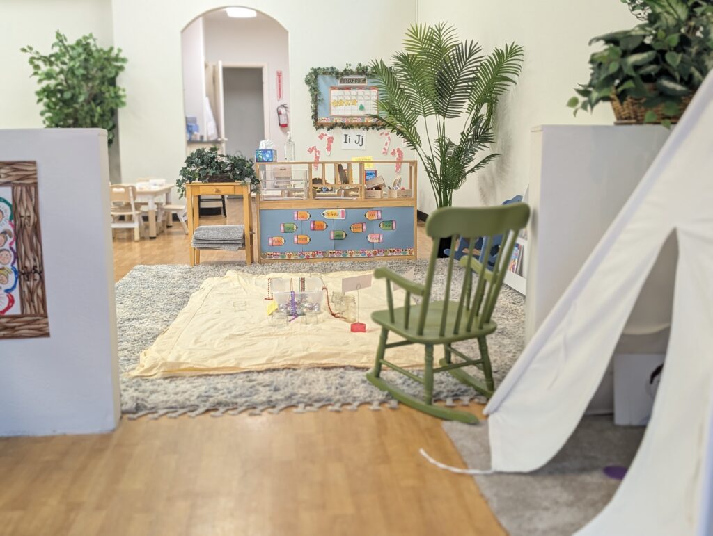 Additional Little Beans playroom photo with equipment for younger children.