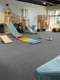 Open play setup at Little Fox Clubhouse