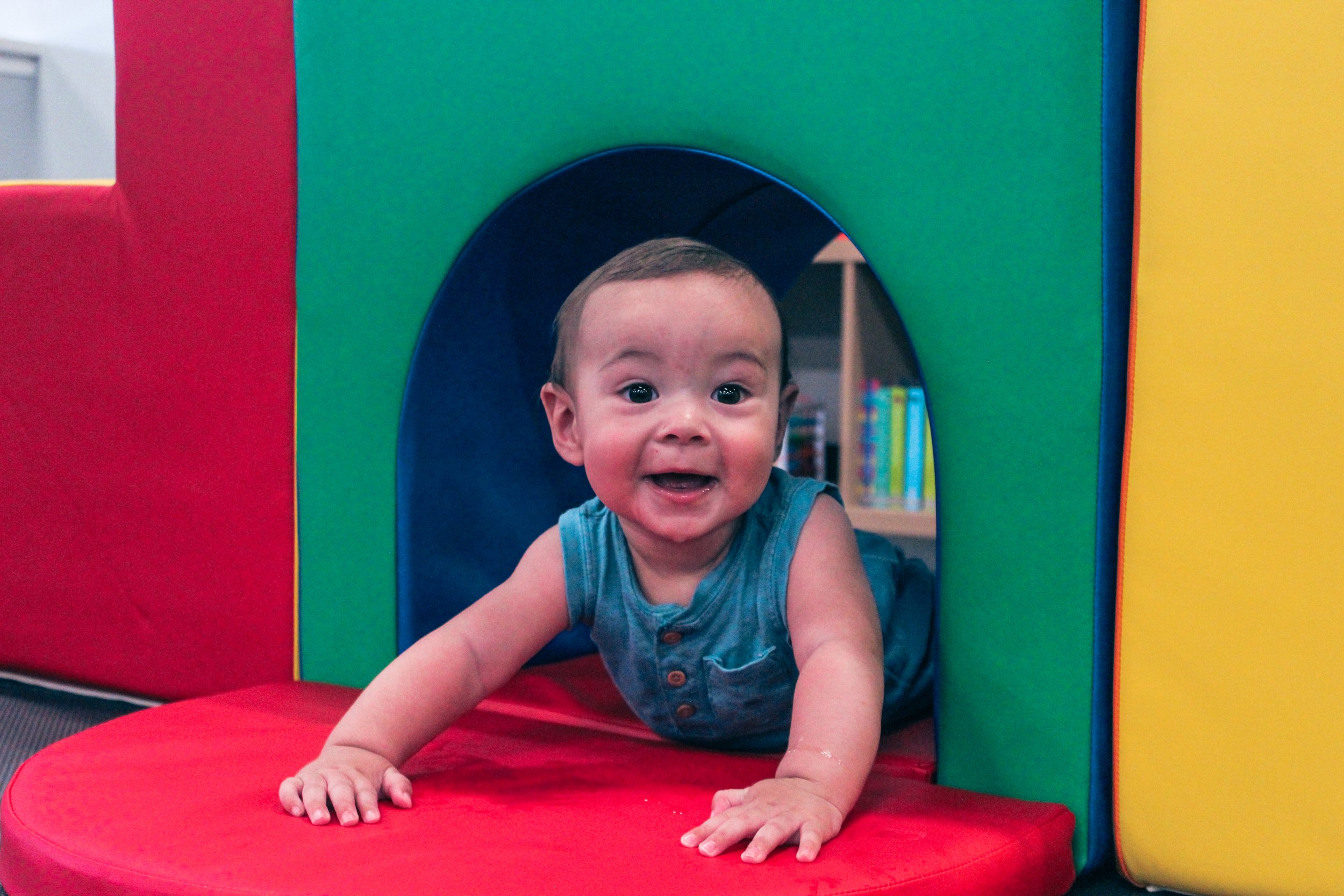 Another view of the play gym at Little Land New Braunfels.