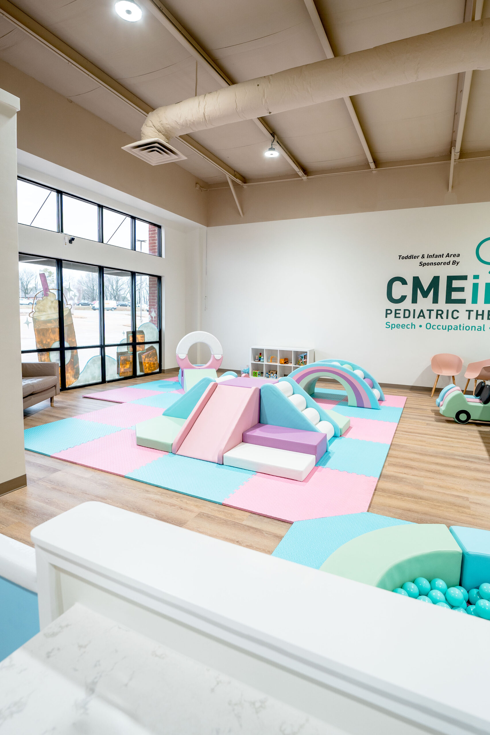 Baby and toddler area at Little Lattes Play Café