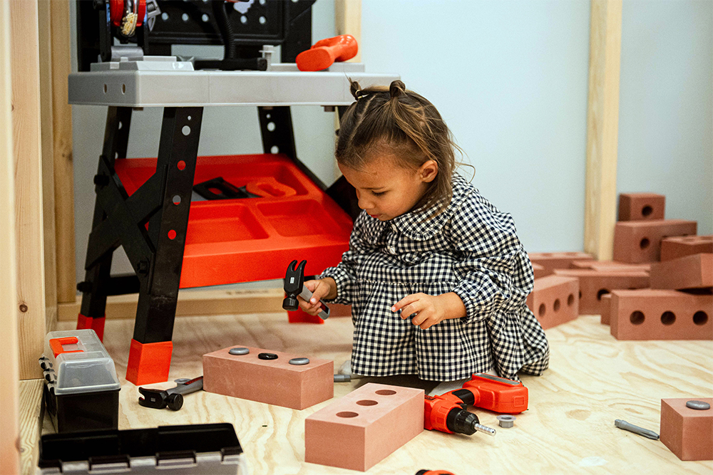 Children's play area at Little Lions Play Den.