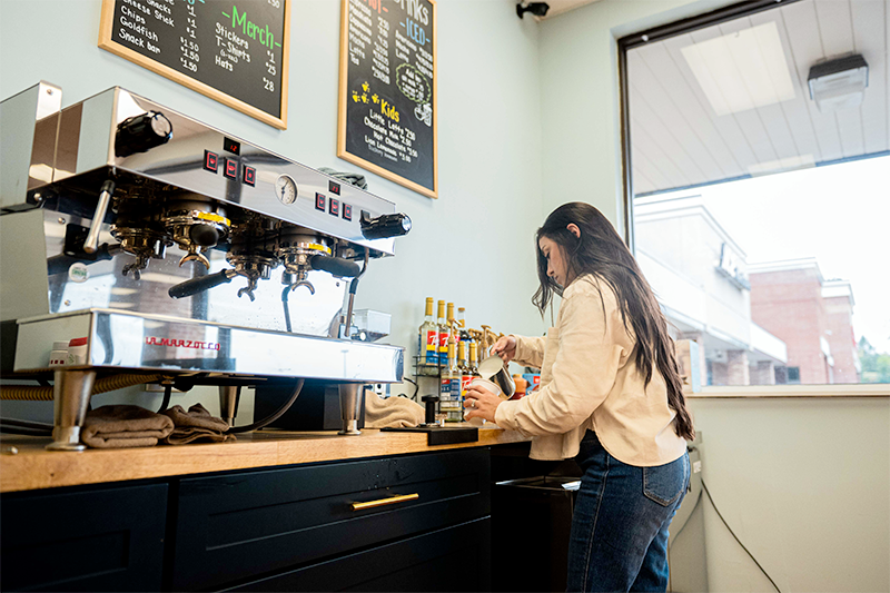 Toddler-oriented soft-play zone at Little Lions Play Den.