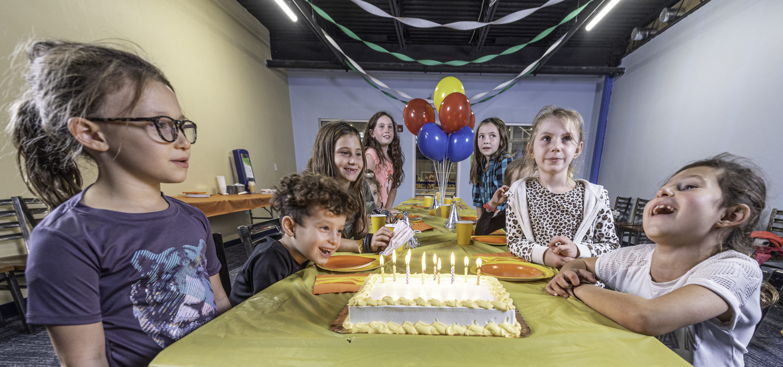 Birthday party room at Longplex in Tiverton