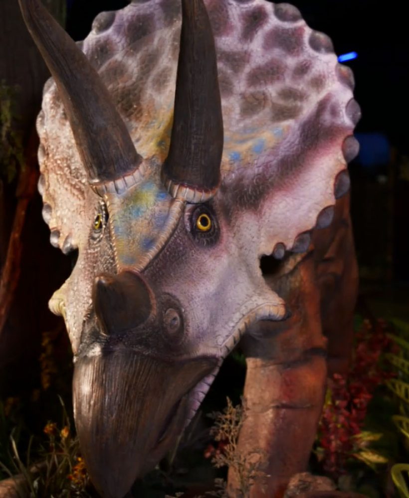 Dinosaur-themed scene at Lost Worlds Livermore