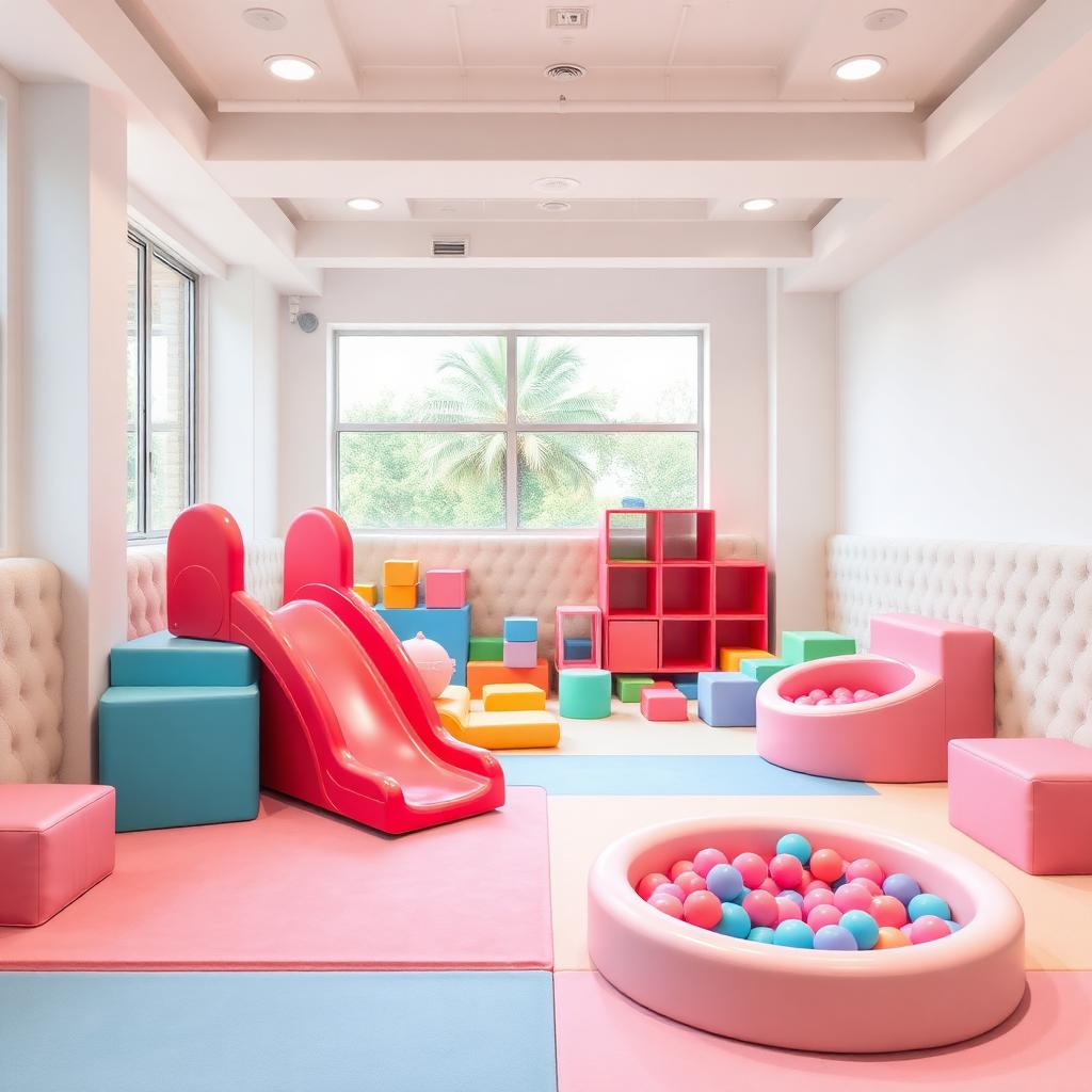 M&M Playland Cafe seating and play area