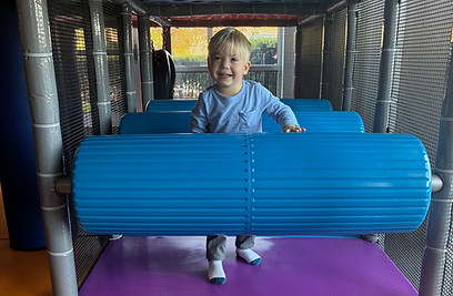 Indoor play setup at Maddy's Playhouse