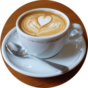 Parents seated inside Magnolia Play Cafe