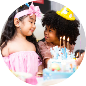 Birthday setup at Magnolia Play Cafe