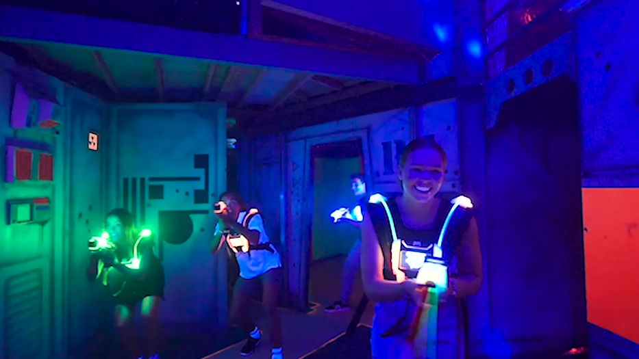 Laser tag at Malibu Jack's Springfield