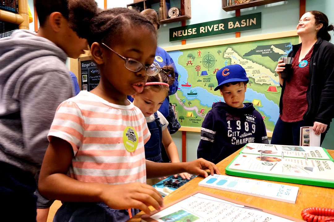 River Playway exhibit at Marbles Kids Museum