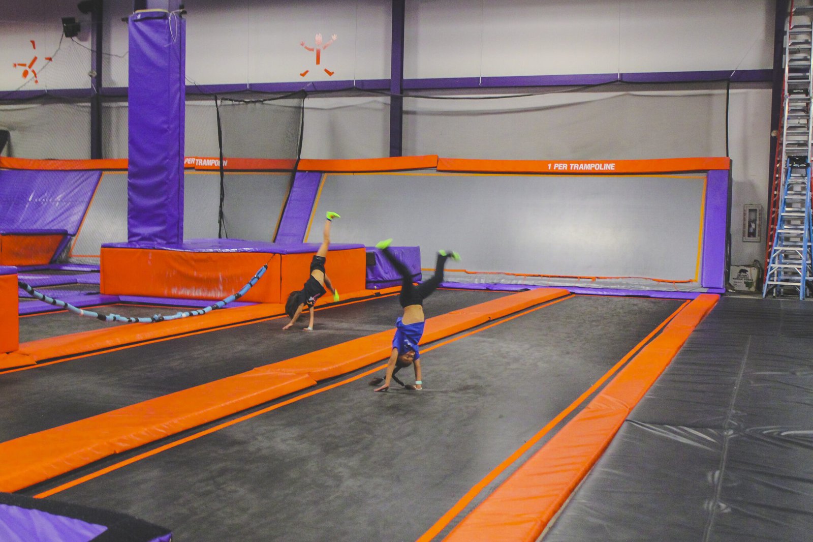Tumble track at MaxxAir Lubbock