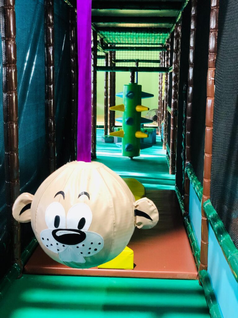 Main indoor playground structure at Me Land - Gaithersburg