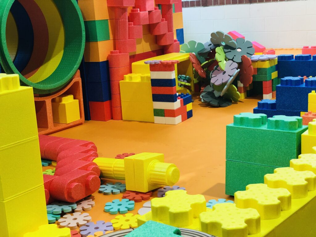 Kids' party setup inside Me Land - Gaithersburg