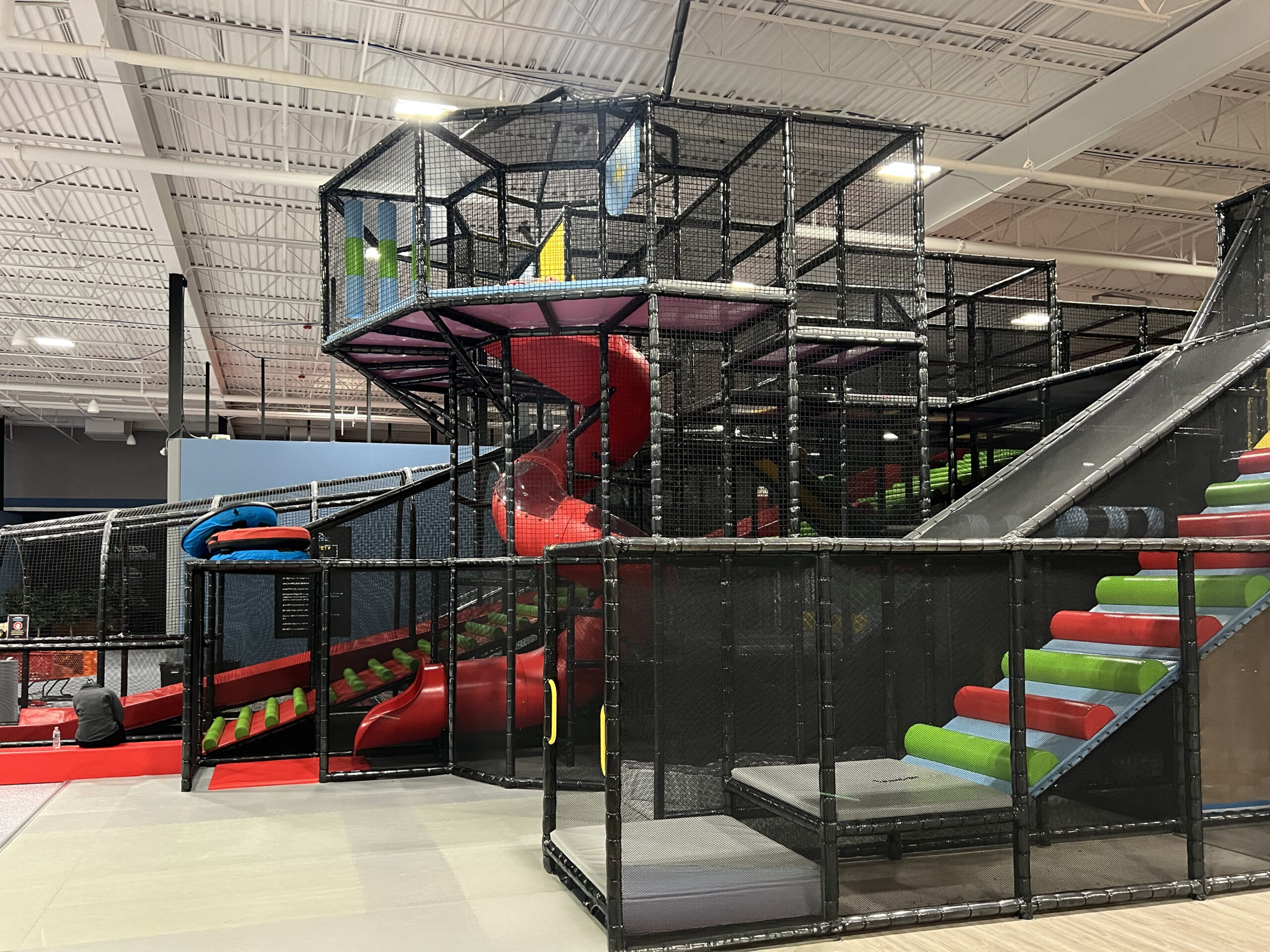 Soft play structure at Mega Fun Park
