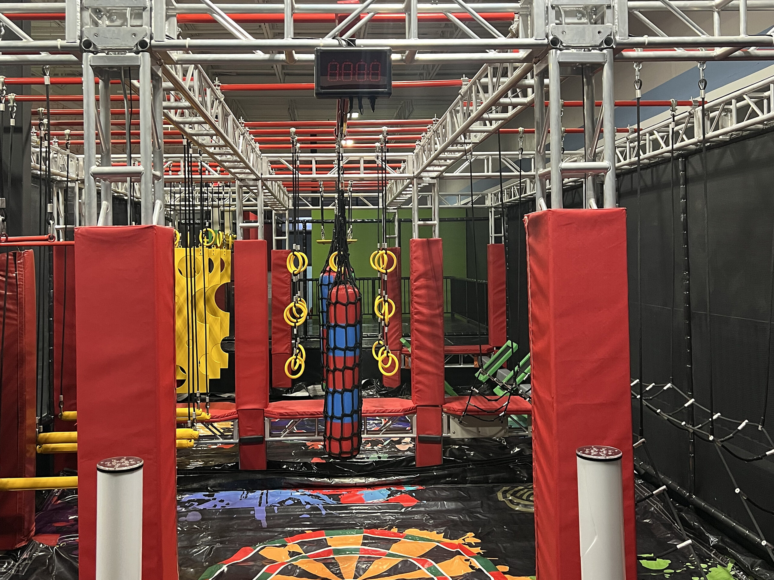 Ninja course at Mega Fun Park