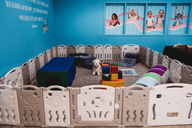 Toddler soft-play area at Mia's Place CNY.