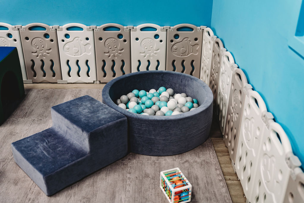 Ball pit and early childhood play area at Mia's Place CNY.
