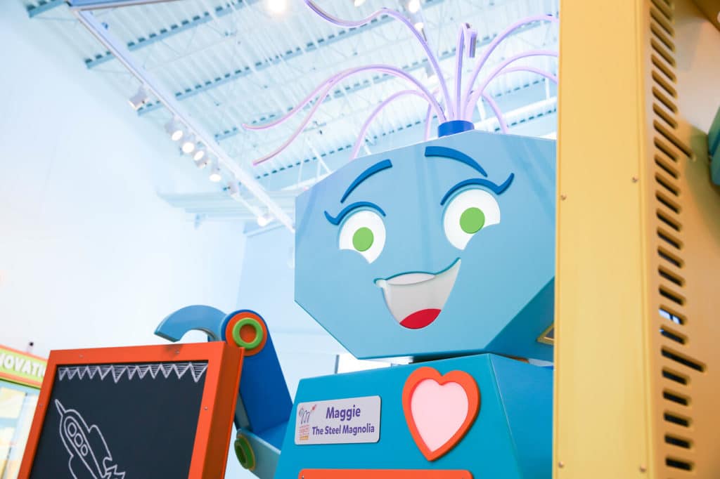 Family play inside Mississippi Children's Museum - Meridian