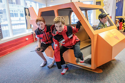 Interactive exhibit at Mountain Top Explorium