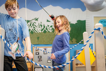 Wildlife-themed exhibit at Mountain Top Explorium