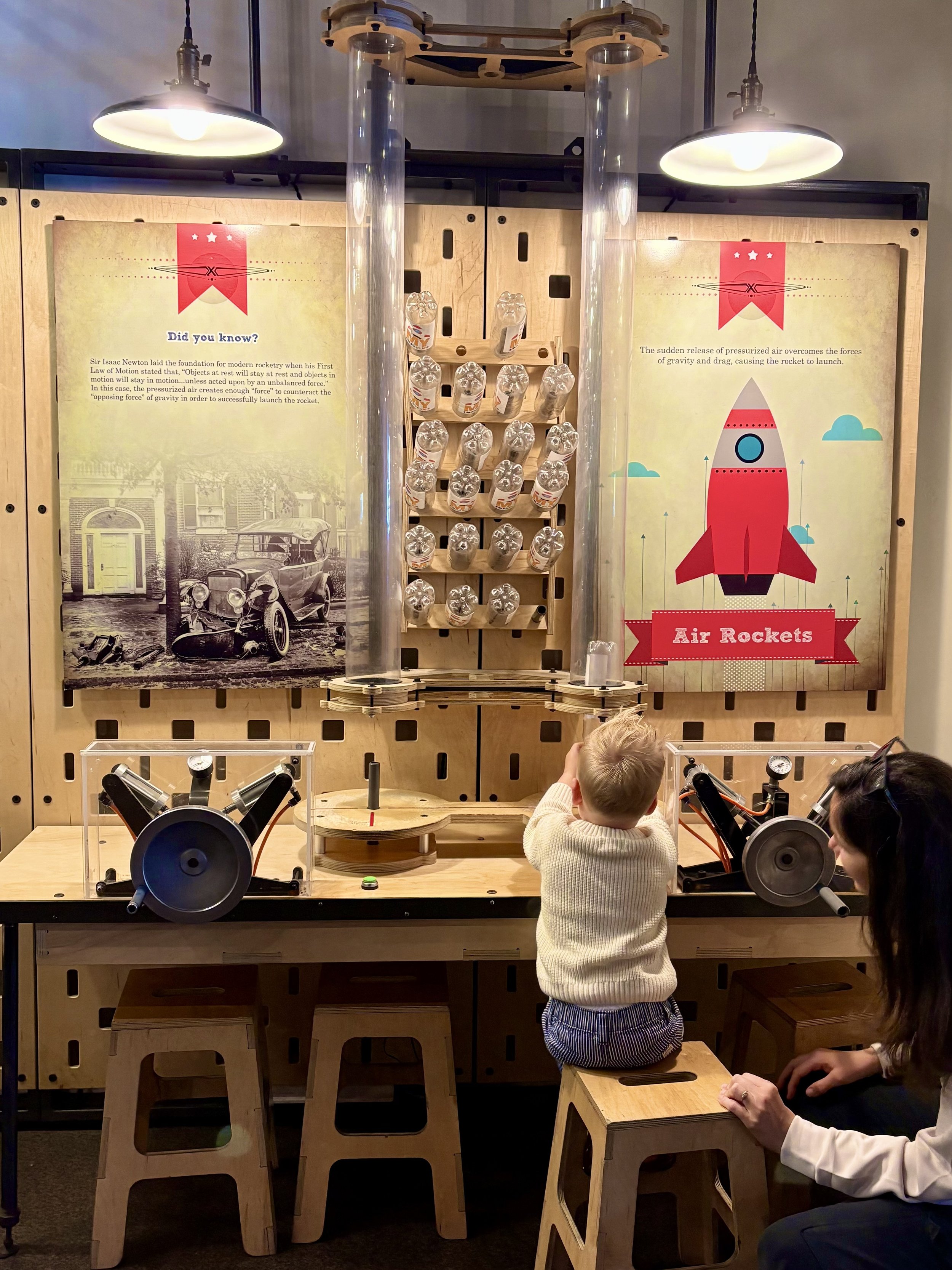STEAM activity zone at MY Museum.