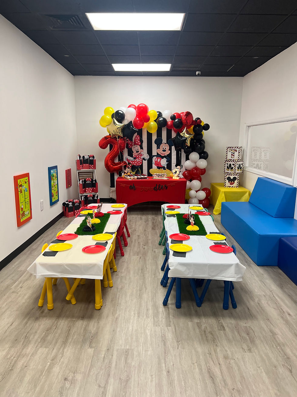 Birthday party room at Ohana Wondertown South Mall