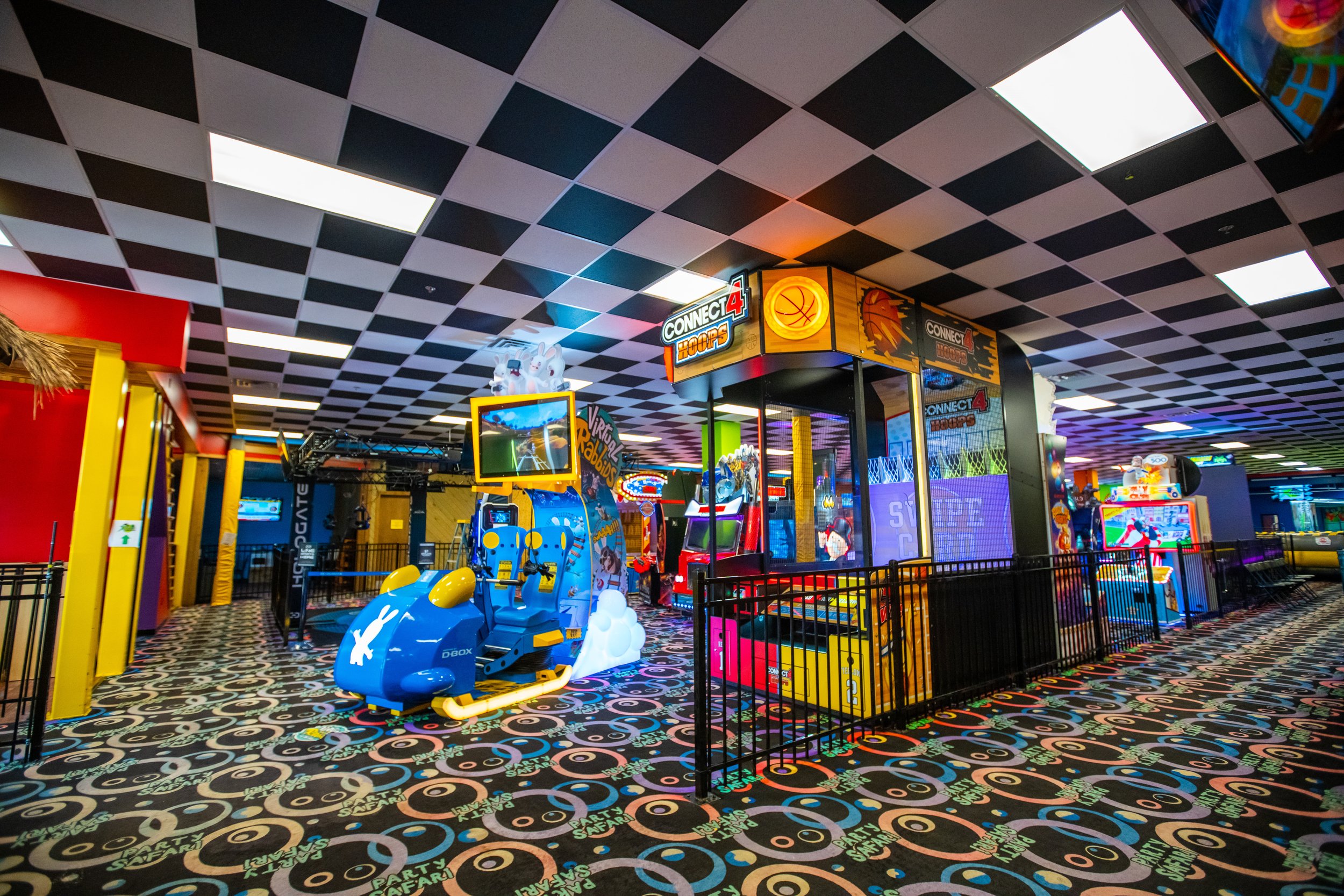Arcade area at Party Safari