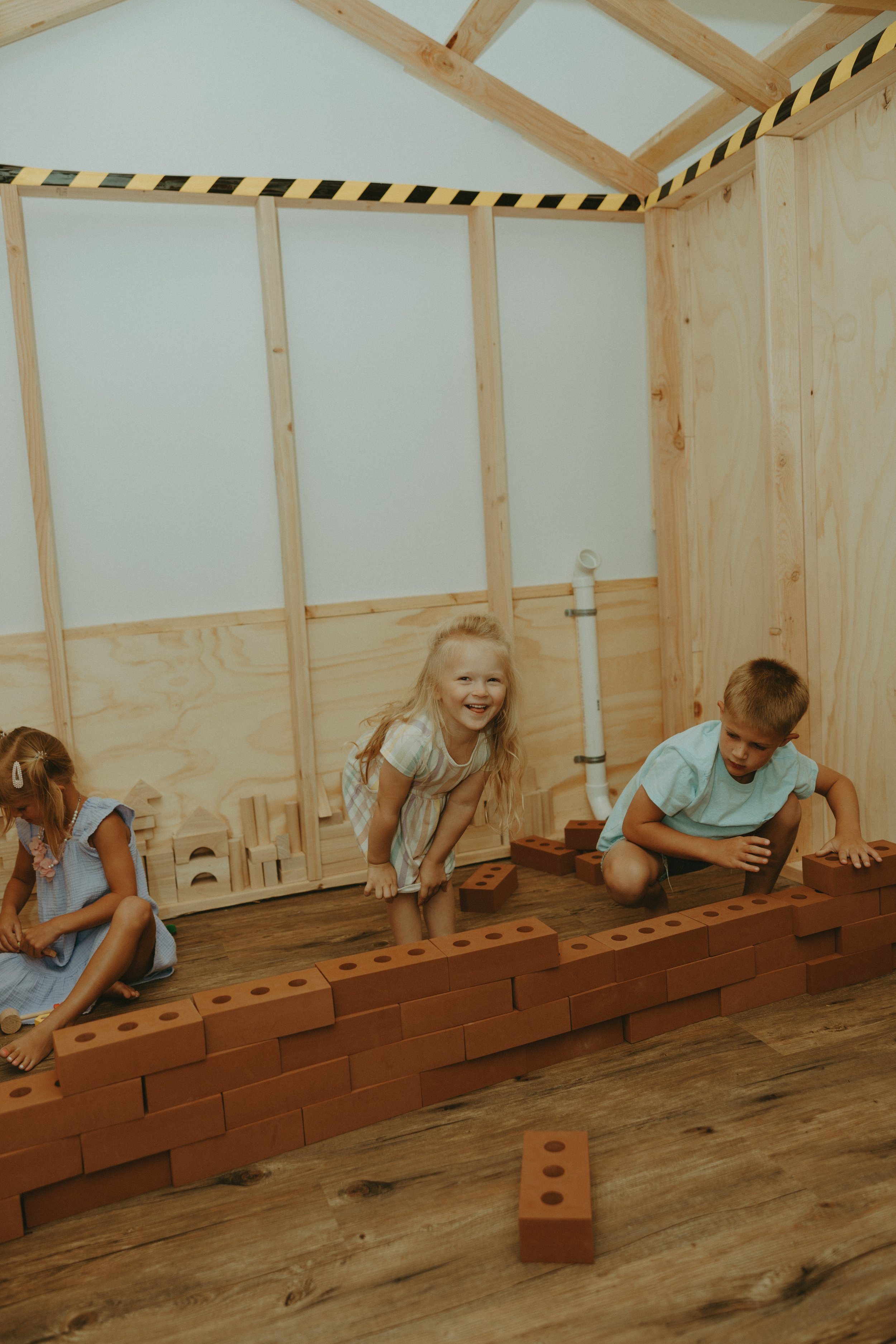 Pretend-play and activity area at Perky's Play Café