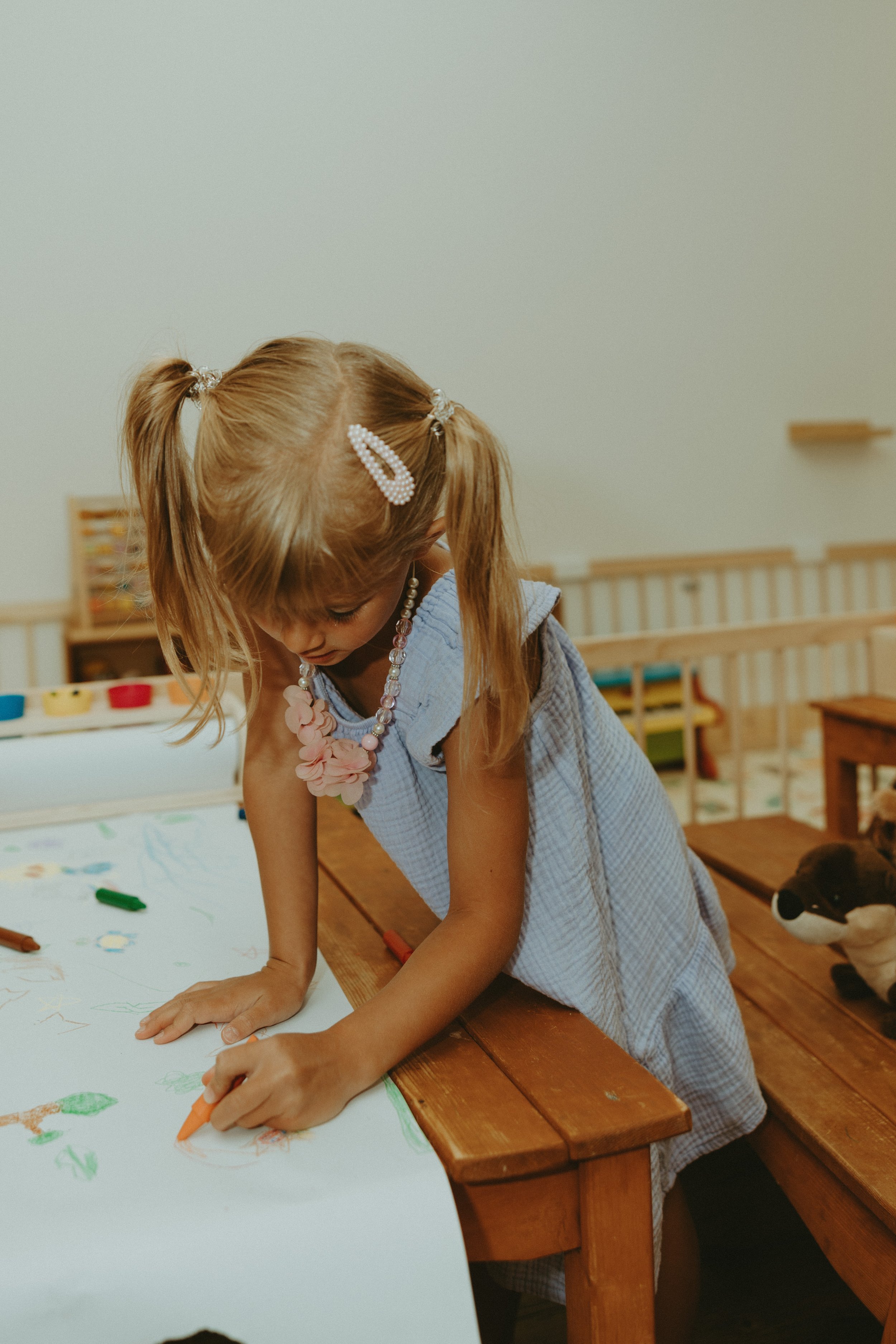 Creative play corner at Perky's Play Café