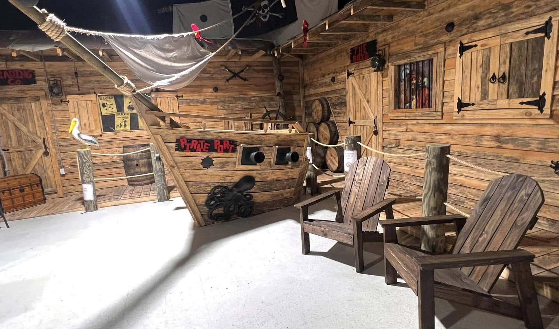 Main play area at Pirate Port Playzone