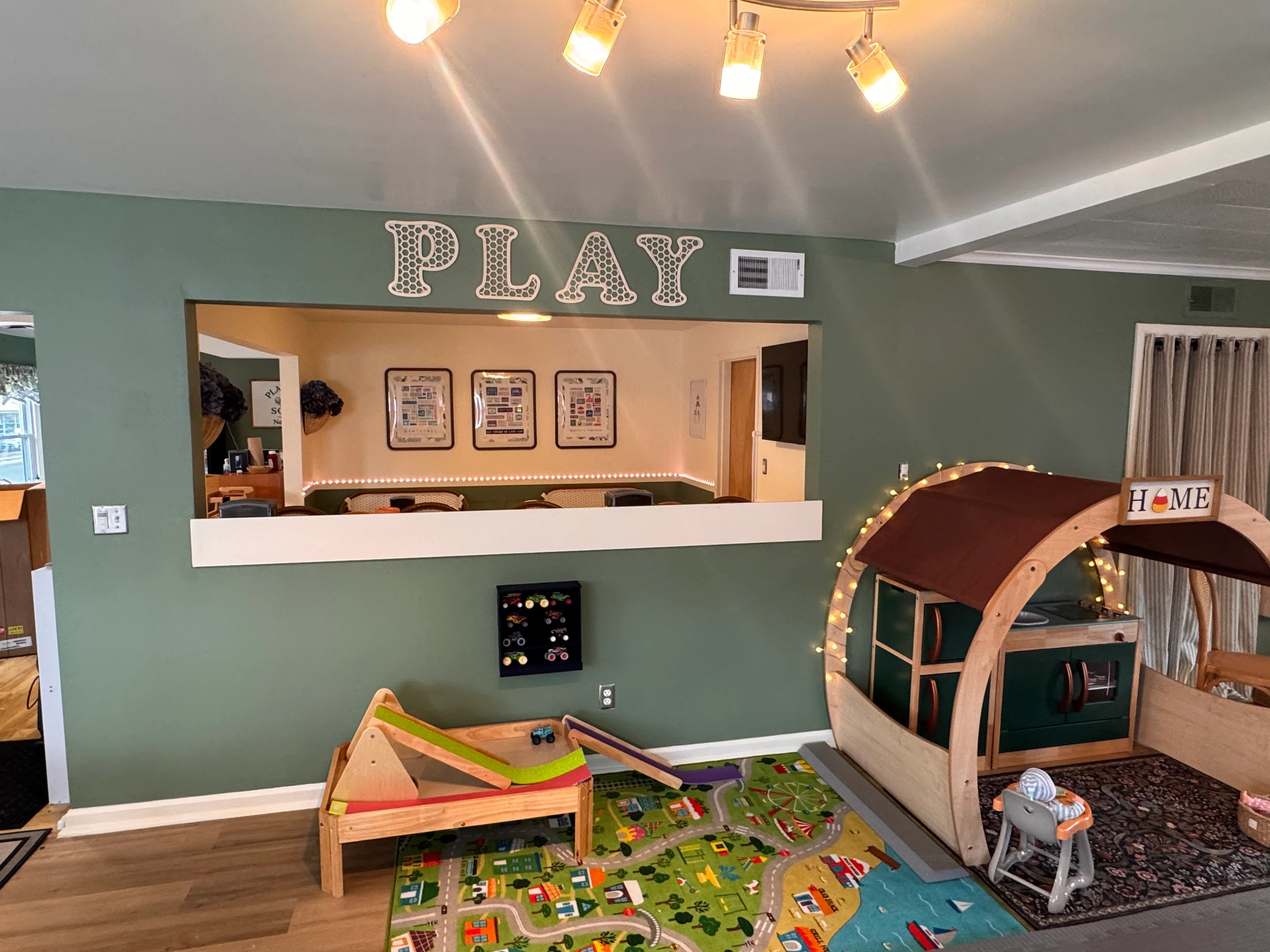 Play area at Play Date Social @ Ned's Nest