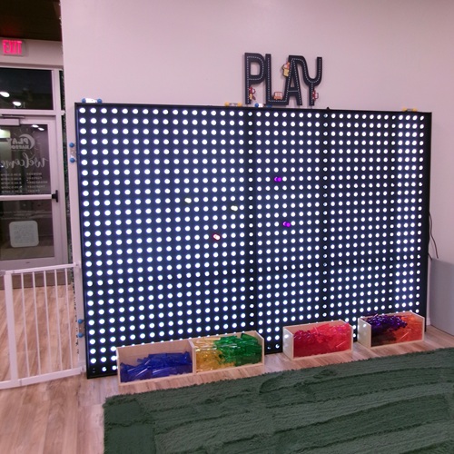 Play Harbor interior with role-play areas and toddler-friendly setup.