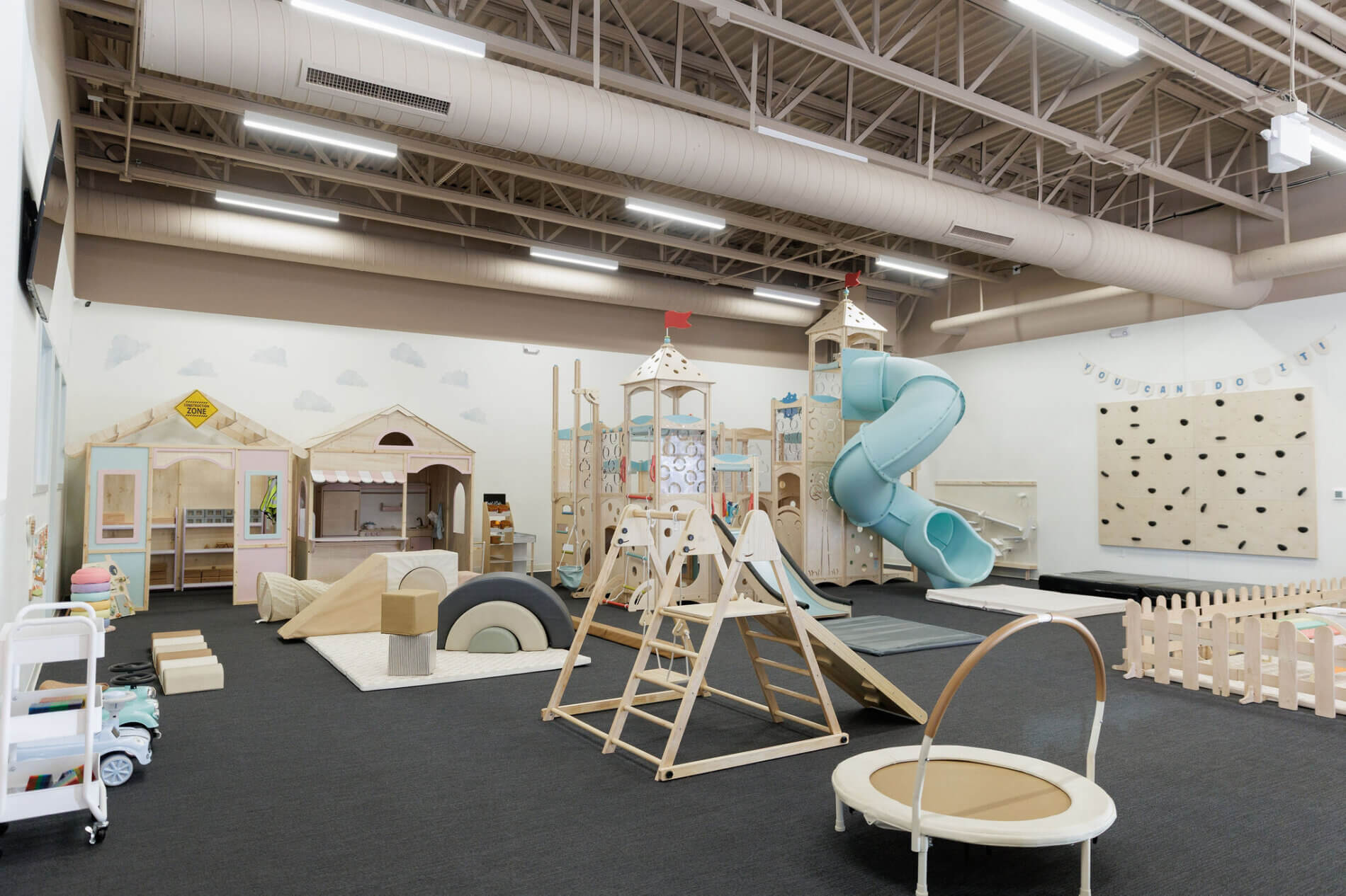 Main indoor play room at Playdate