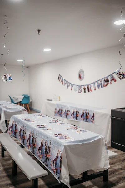 Birthday party setup at PlayPalz Cleveland