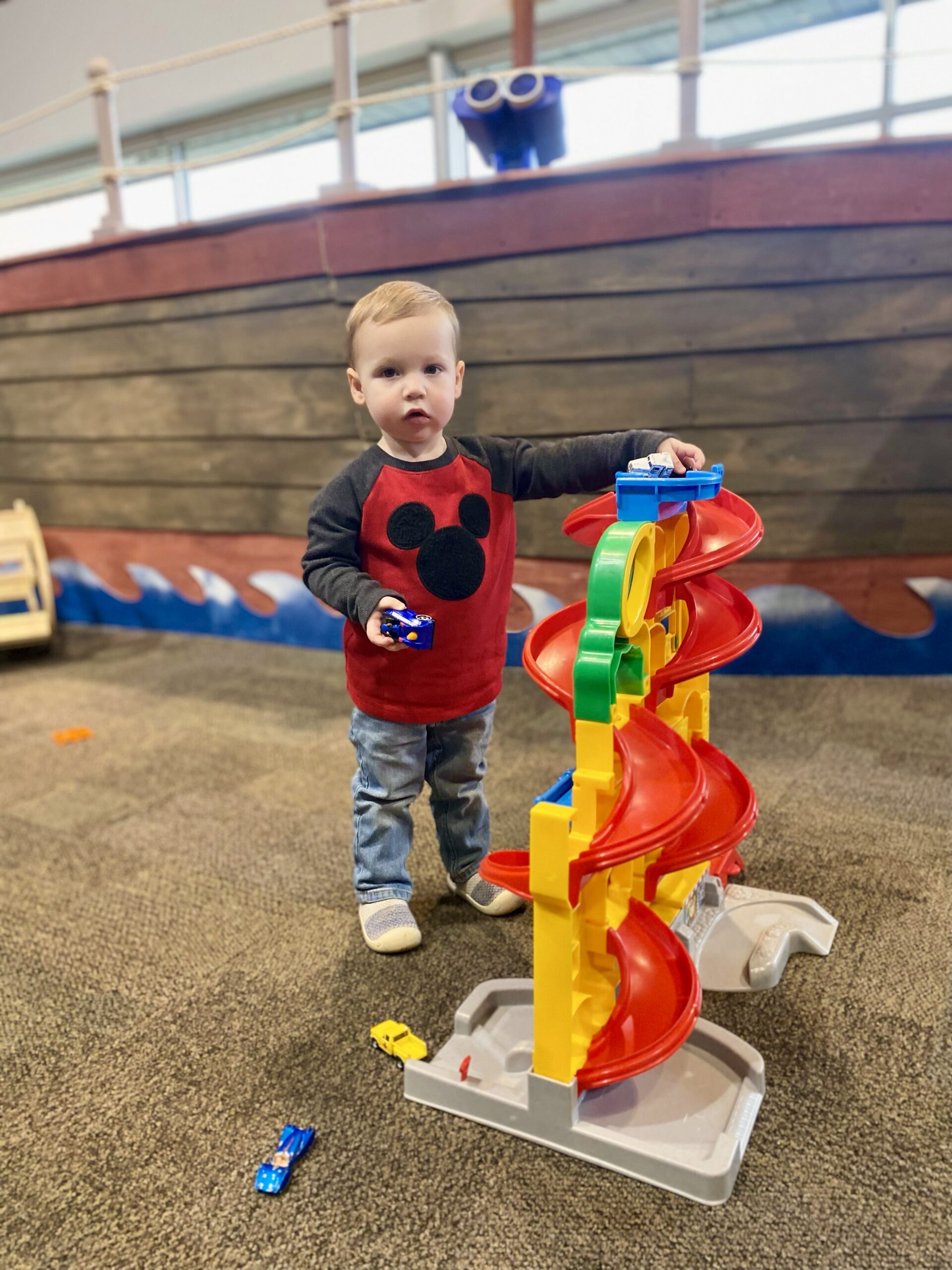 Toy and activity area at PlayZone.