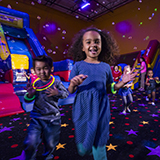 Glow party at Pump It Up.