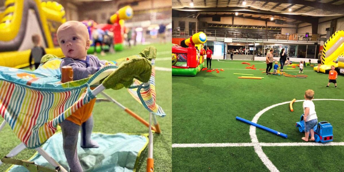Kids enjoying a play session at Quantum Sports Center Fun Zone.