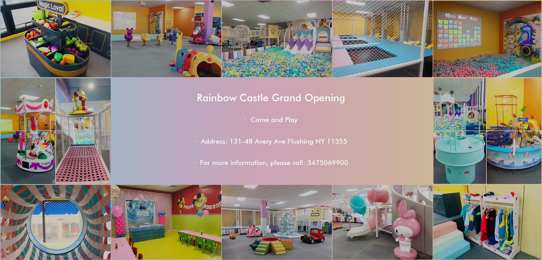 Rainbow Castle Indoor Playground