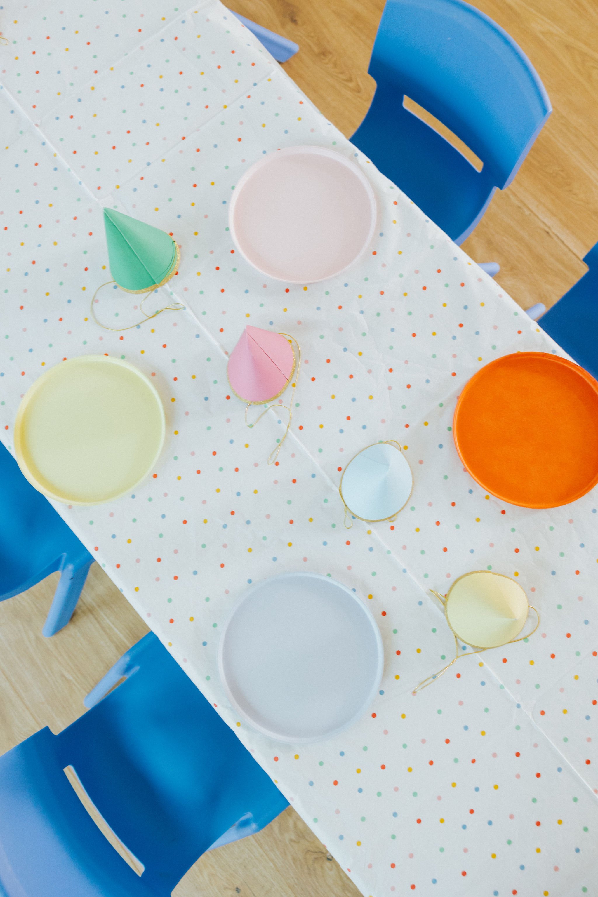 Party table setup at Raise Playspace.