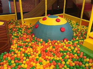 Children's play area inside Ready Set Play in Pittsfield.