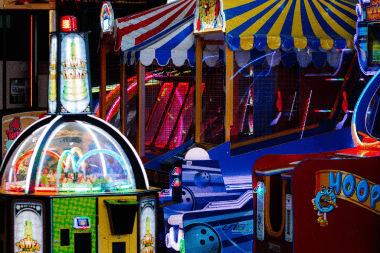Arcade area at The Rush Funplex West Jordan