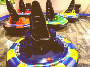 Bumper cars at Safari Trampoline