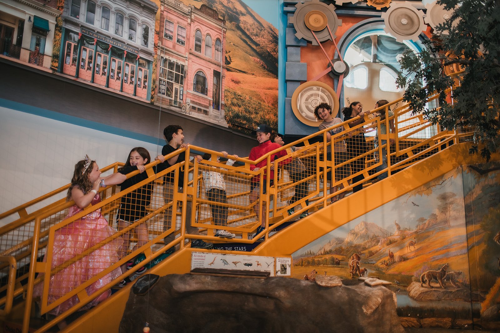 Hands-on exhibit area at the San Luis Obispo Children's Museum