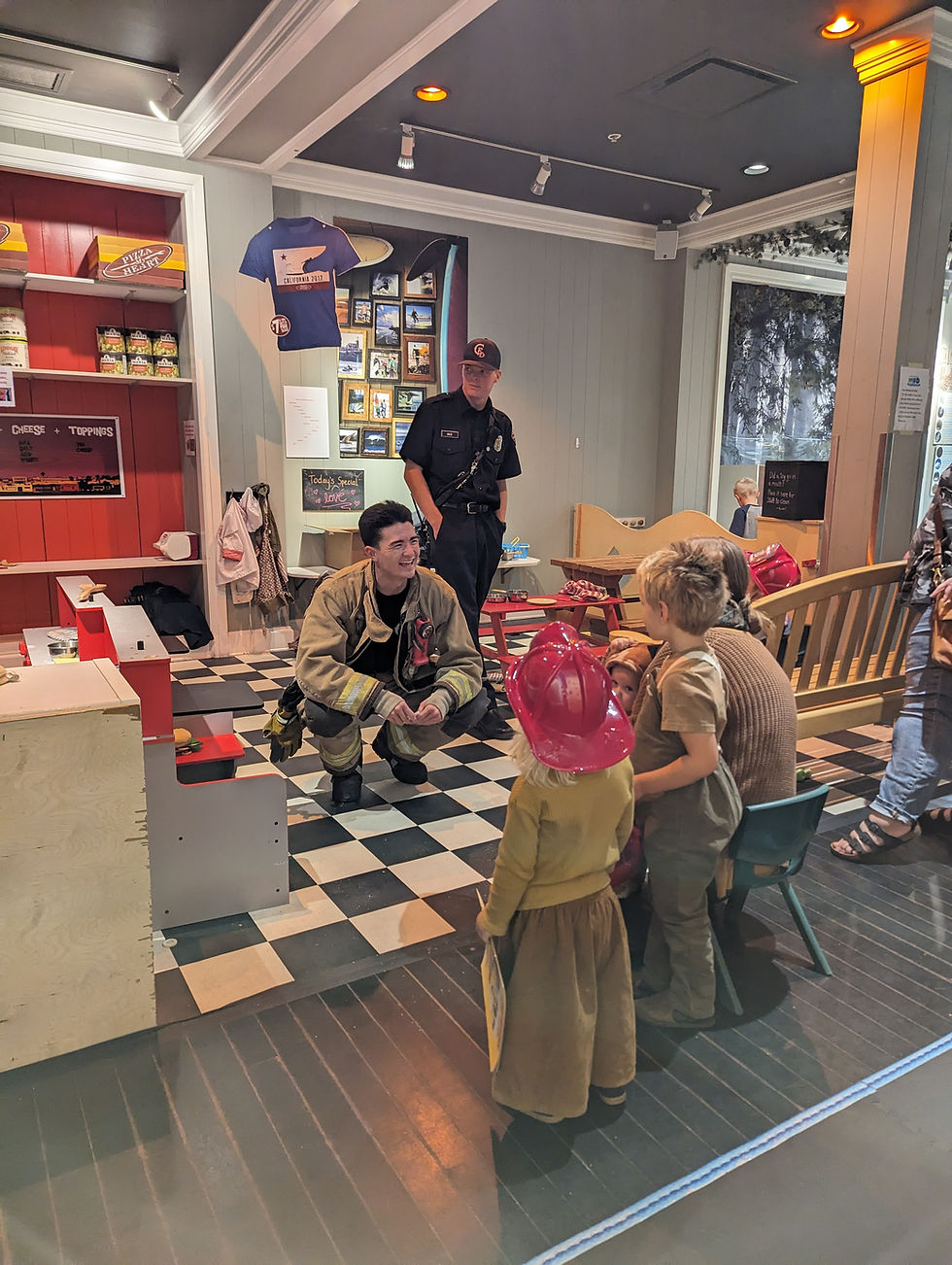 Role-play exhibit at Santa Cruz Children's Museum of Discovery